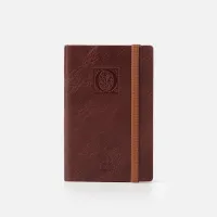 Picture Leather notebook with embossed letter O