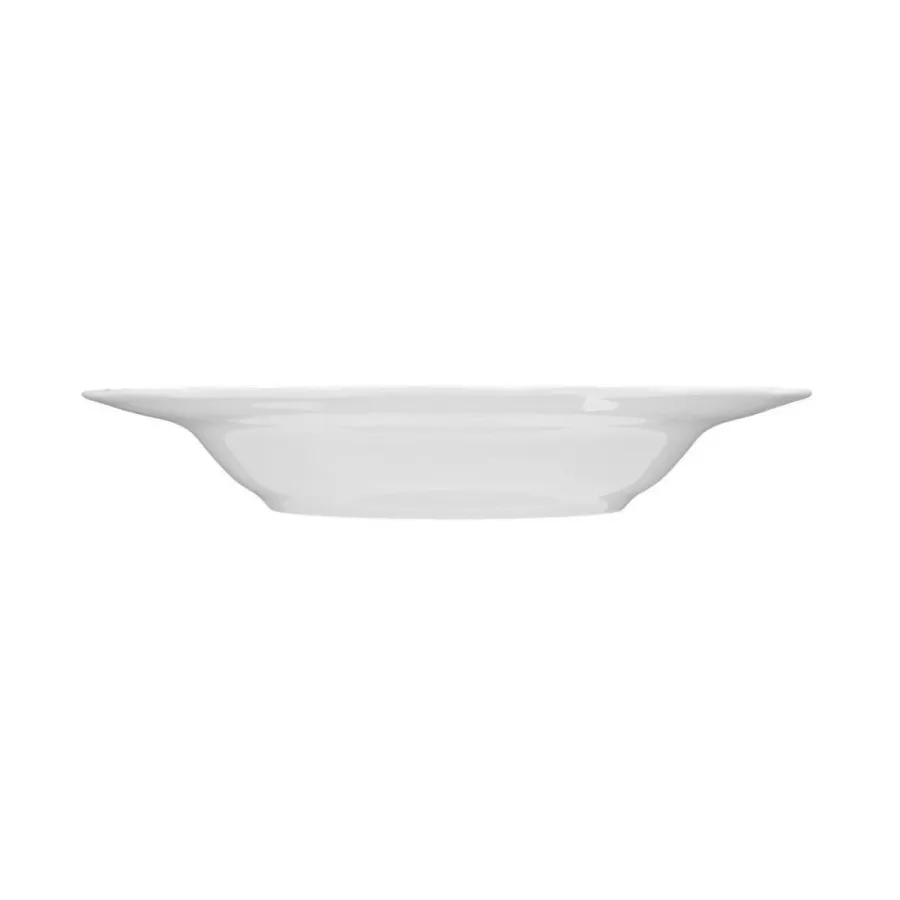 obrazek 2 Duży płaski biały porcelanowy talerz do zupy 23,5 cm z Niemiec - Seltmann Weiden