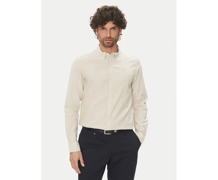 obrazek 1 La Martina Koszula Alvin MAC006 TL141 Beżowy Regular Fit