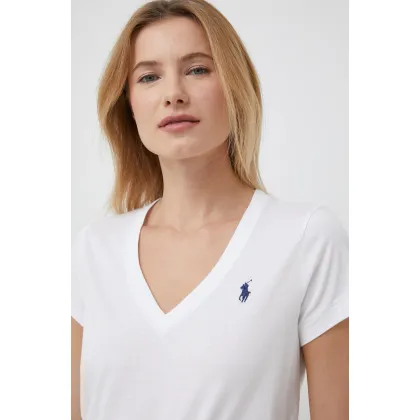 Zdjęcie Polo Ralph Lauren t-shirt bawełniany kolor biały