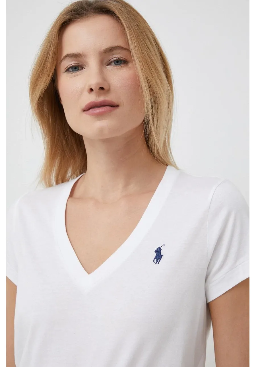 obrazek 1 Polo Ralph Lauren t-shirt bawełniany kolor biały