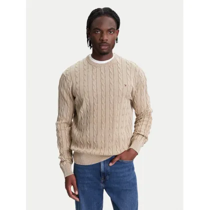 Zdjęcie Tommy Hilfiger Sweter Classic MW0MW39524 Beżowy Regular Fit