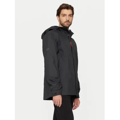 Zdjęcie 4F Kurtka przeciwdeszczowa 4FWAW24TTJAM513 Czarny Regular Fit