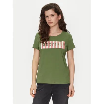 Zdjęcie Mustang T-Shirt Alma 1016138 Zielony Regular Fit