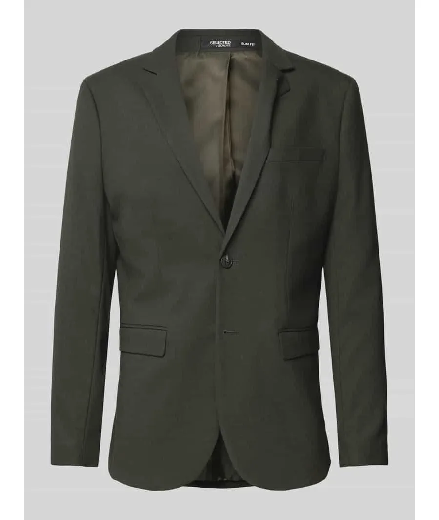 obrazek 1 Marynarka o kroju slim fit z brustaszą model ‘NEIL’