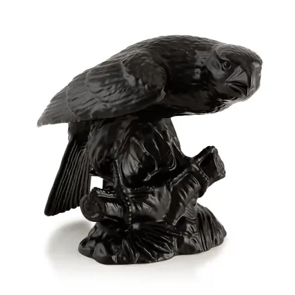 Picture Ceramic black statuette of a white-tailed eagle – Ahura
