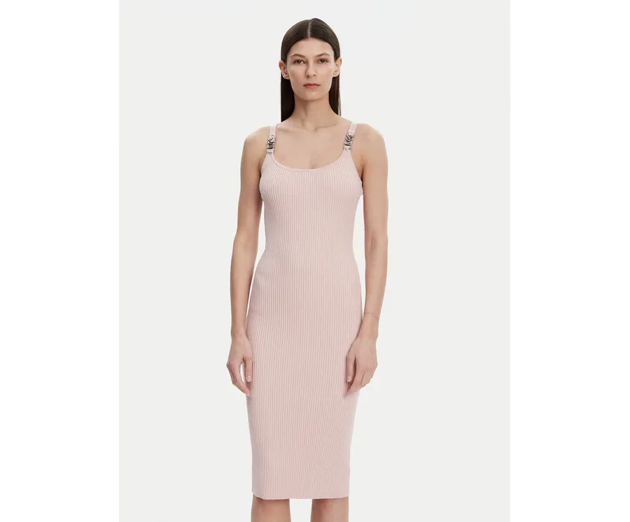 obrazek 1 MICHAEL Michael Kors Sukienka dzianinowa MT482IL33D Różowy Slim Fit