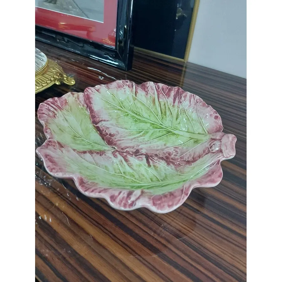 obrazek 5 Mała ceramiczna miska w formie liścia cykorii sałatowej - Le Ceramiche