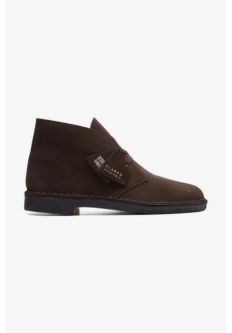 obrazek 1 Clarks Originals półbuty zamszowe Desert Boot męskie kolor brązowy 26155485