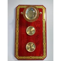 Zdjęcie Luksusowy zegar, barometr i higrometr Discovery of America