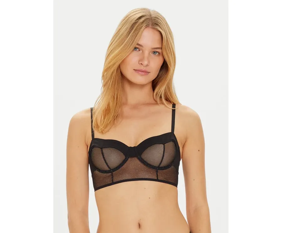 obrazek 1 Undress Code Biustonosz z fiszbiną Oh Mon Dieu 728 Czarny
