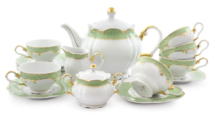 obrazek 1 15-częściowy elegancki komplet do degustacji herbaty - Rudolf Kampf