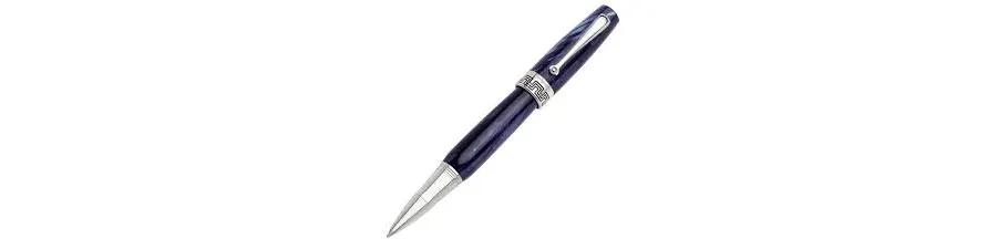obrazek 2 Dyskretne Pióro Kulkowe Blue Celluloid Miya Montegrappa