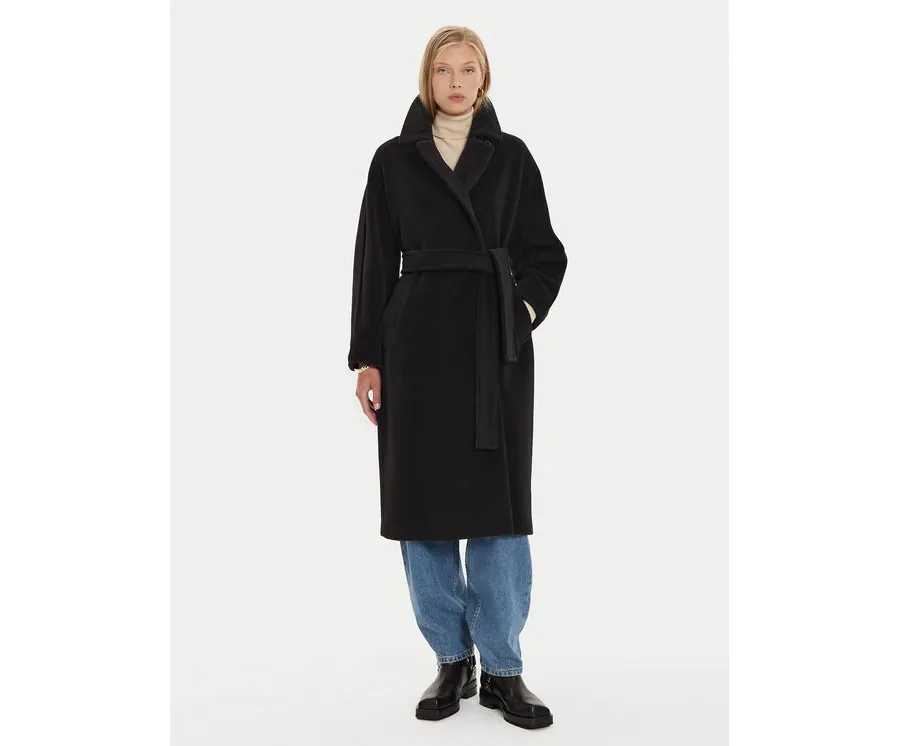 obrazek 1 Marella Płaszcz wełniany Dede 2423016082 Czarny Regular Fit