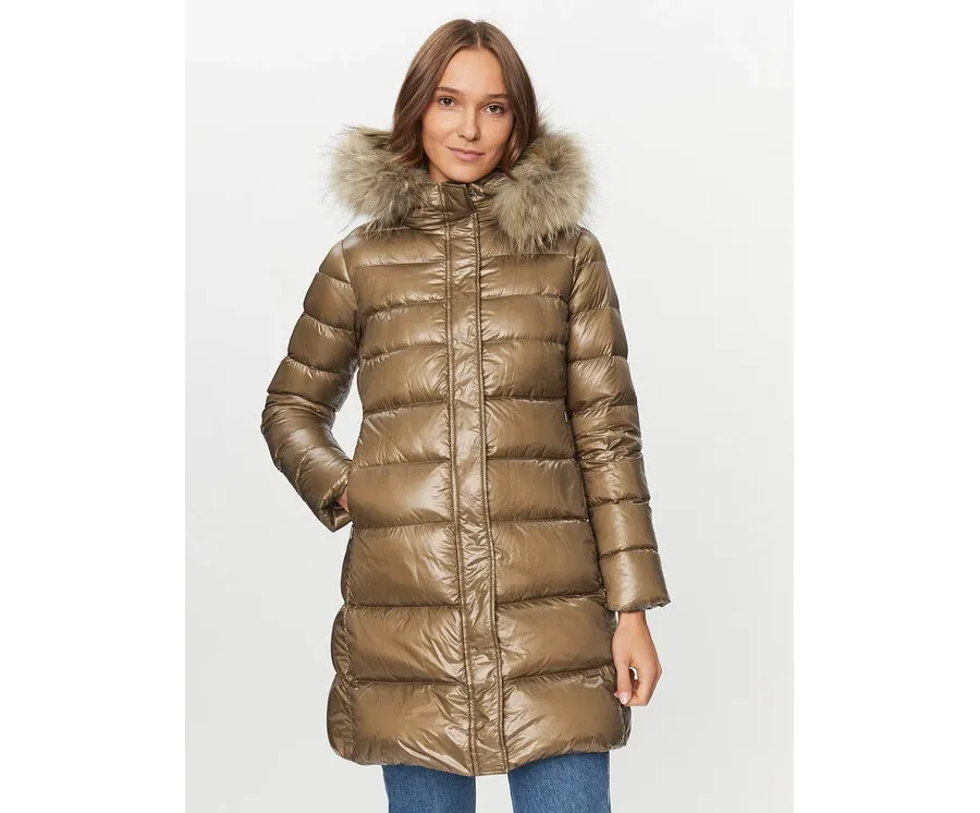 obrazek 1 Hetregó Kurtka puchowa Lilith 8K726M 23WD05 Brązowy Regular Fit