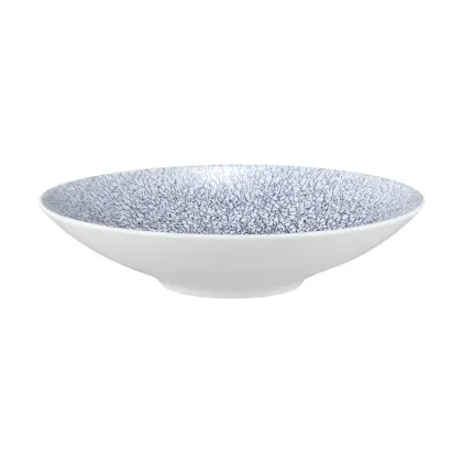 Zdjęcie Porcelanowy talerz na makaron lub zupę 23 cm zdobiony niebieskim ornamentem - Seltmann Weiden