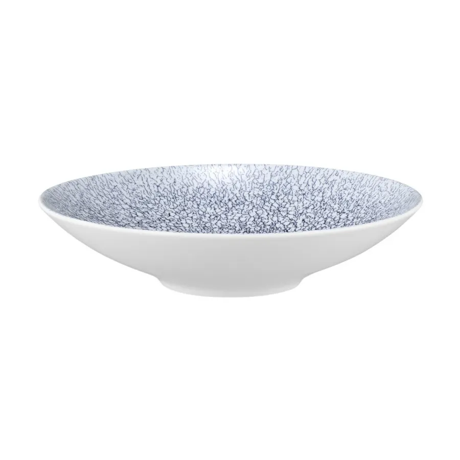 obrazek 1 Porcelanowy talerz na makaron lub zupę 23 cm zdobiony niebieskim ornamentem - Seltmann Weiden