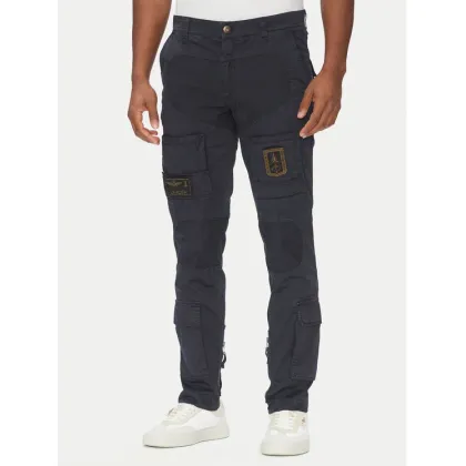 Zdjęcie Aeronautica Militare Spodnie materiałowe 251PA1387CT1493 Granatowy Regular Fit
