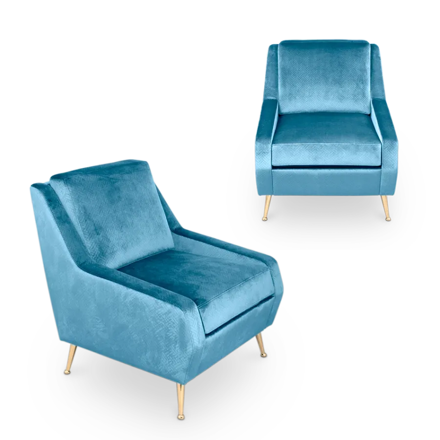 obrazek 1 Niebieski fotel Romero