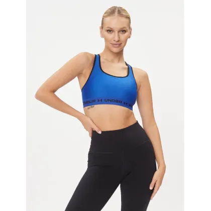 Zdjęcie Under Armour Biustonosz sportowy Ua Crossback Mid Bra 1361034 Niebieski Compression Fit