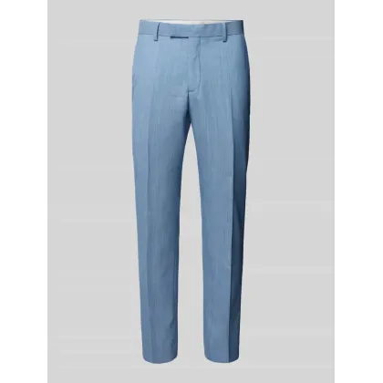 Zdjęcie Spodnie materiałowe o kroju straight fit z mieszanki żywej wełny model ‘Ray’