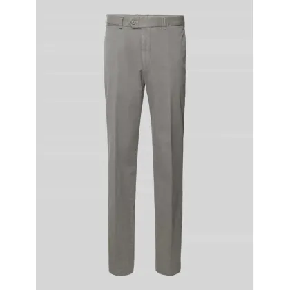 Zdjęcie Spodnie o kroju slim fit w kant model ‘Teaker’