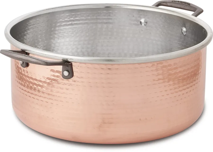 obrazek 1 Rondelek płytki 2 uchwyty indukcyjny średnica 28cm - Cu Artigiana