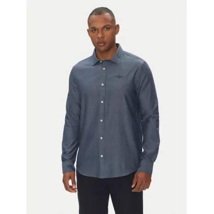 Zdjęcie Aeronautica Militare Koszula 251CA1276CT3292 Niebieski Regular Fit