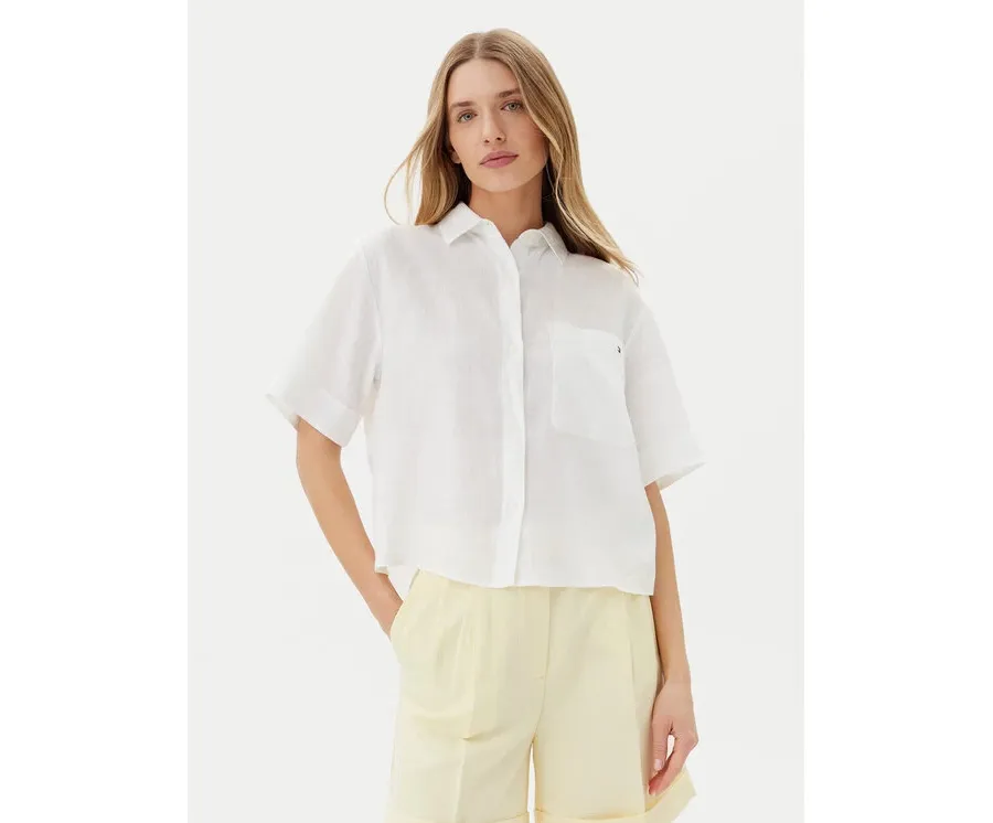 obrazek 1 Tommy Hilfiger Koszula WW0WW44720 Biały Relaxed Fit