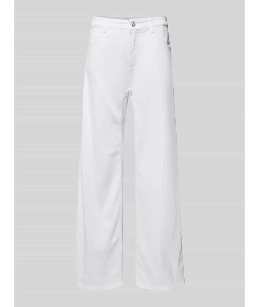 obrazek 1 Jeansy o rozkloszowanym, skróconym kroju model ‘PALLAZZO’