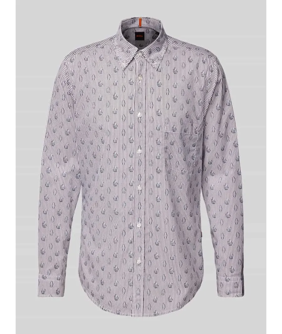 obrazek 1 Koszula casualowa o kroju regular fit z kołnierzykiem typu button down model ‘Rickert’