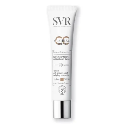 Zdjęcie SVR Clairial Krem CC wyrównujący koloryt skóry SPF50+ Medium medium 40 ml