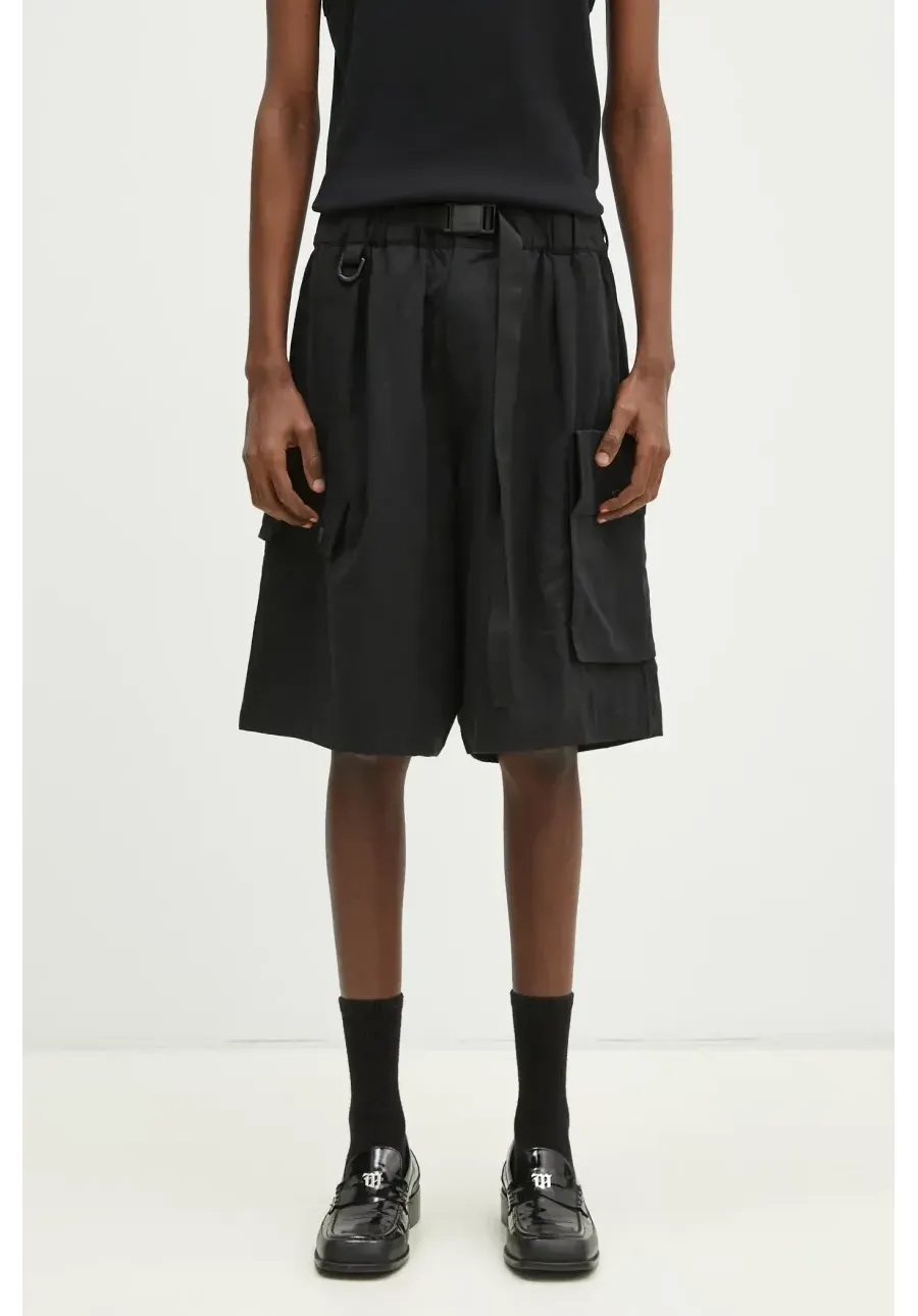 obrazek 1 Y-3 szorty Washed Twill Shorts męskie kolor czarny JD3521