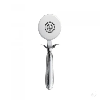 Picture Decorated silver pizza knife – Zaramella Argenti