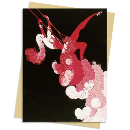 Zdjęcie Pakiet kartek na życzenia (Erté: Trapez) - Flame Tree Publishing