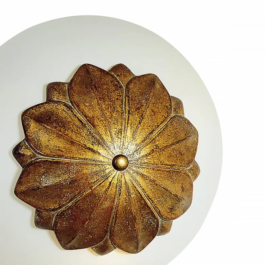 obrazek 2 Lampa sufitowa z satynowym szkłem h.22x50x50 cm