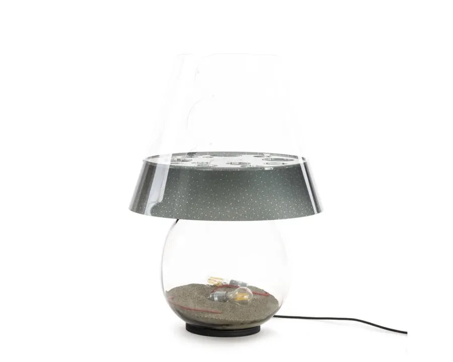 obrazek 1 Designerska lampa stojąca z dwoma światłami