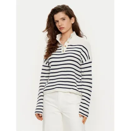Zdjęcie Tommy Hilfiger Sweter WW0WW44981 Biały Relaxed Fit