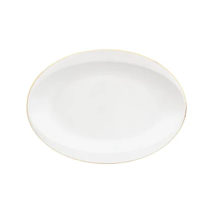 Zdjęcie Wyjątkowy porcelanowy owalny półmisek 30 cm - Porcel