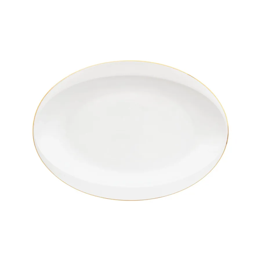 obrazek 1 Wyjątkowy porcelanowy owalny półmisek 30 cm - Porcel