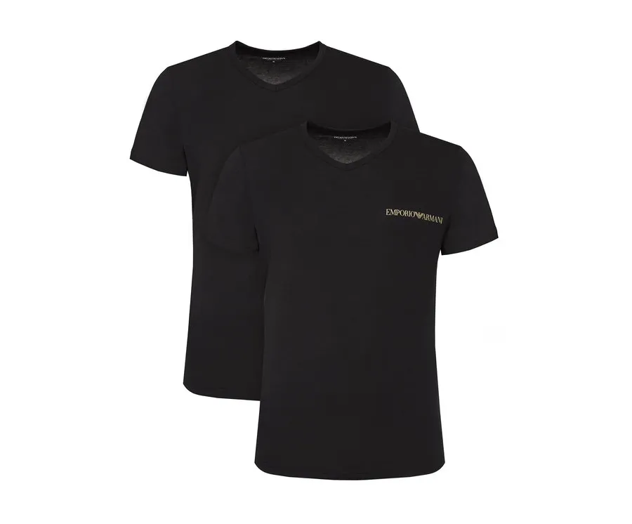 obrazek 1 Emporio Armani Underwear Komplet 2 t-shirtów EM000392 AF10779 MC005 Czarny Regular Fit