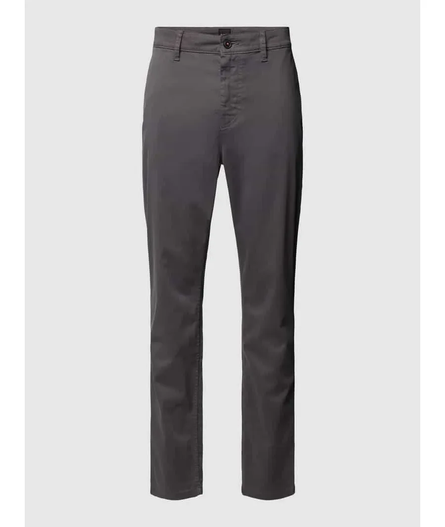 obrazek 1 Chinosy o kroju tapered fit z wpuszczanymi kieszeniami w stylu francuskim