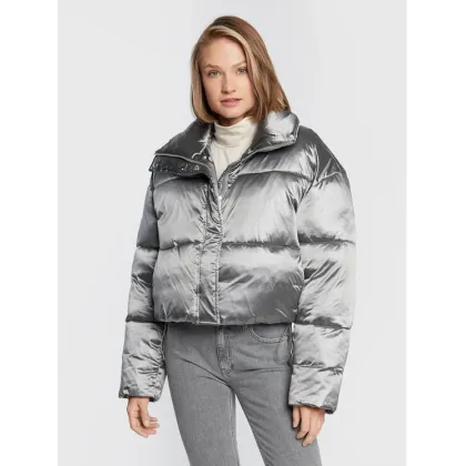 Zdjęcie Calvin Klein Kurtka zimowa High Shine Metallic K20K204688 Srebrny Regular Fit