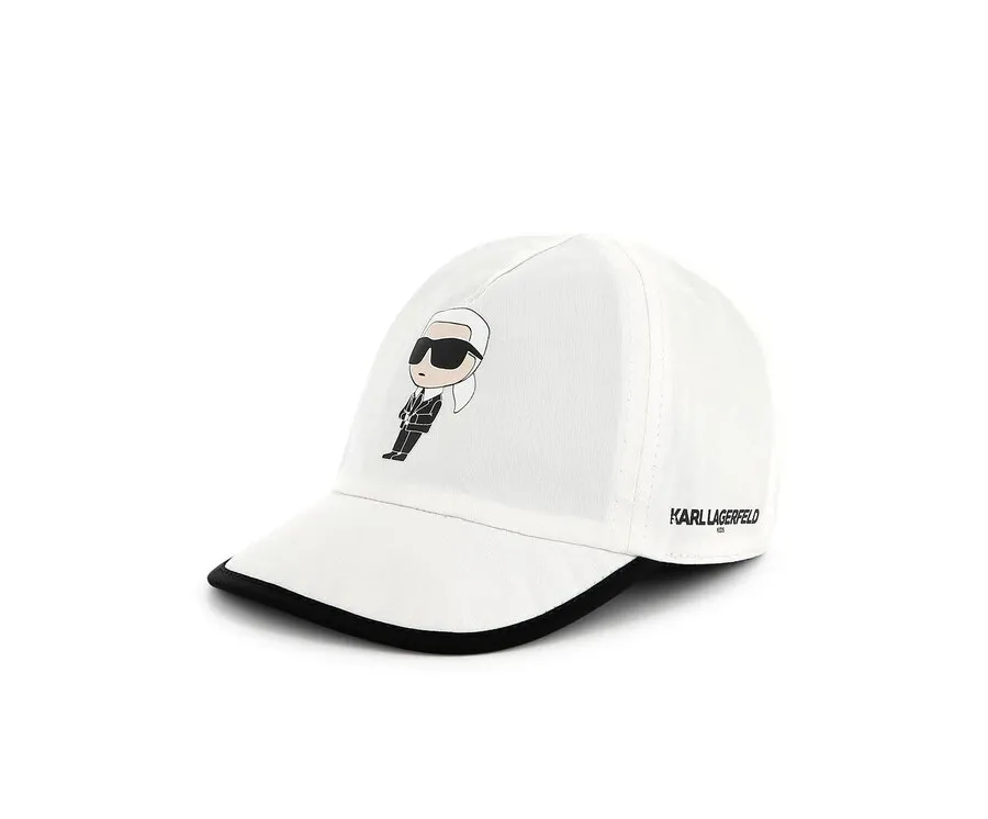 obrazek 1 KARL LAGERFELD Czapka z daszkiem Z30574 Biały