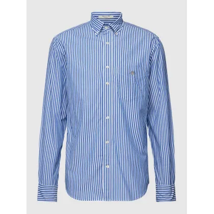 Zdjęcie Koszula casualowa o kroju regular fit ze wzorem w paski model ‘POPLIN’