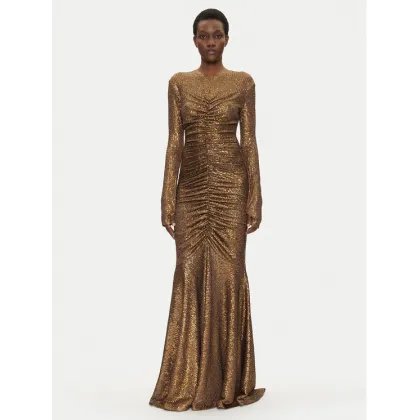 Zdjęcie NORMA KAMALI Sukienka wieczorowa ST4243SQE38151 Złoty Slim Fit
