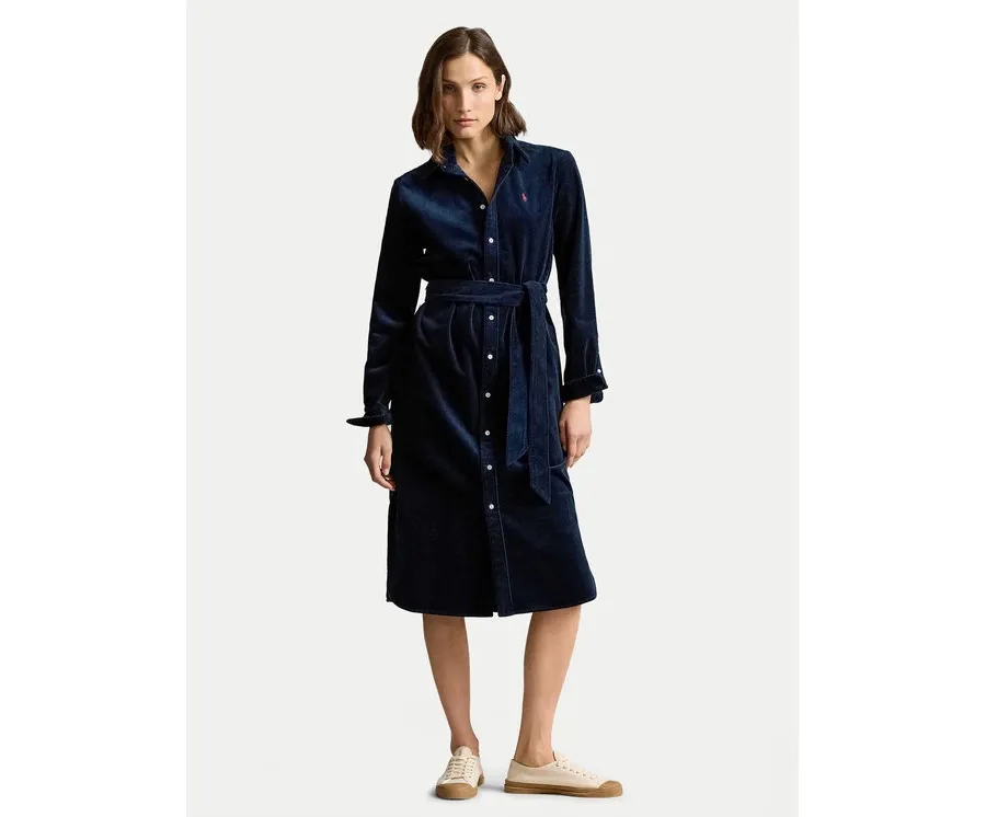 obrazek 1 Polo Ralph Lauren Sukienka koszulowa 211941474005 Granatowy Regular Fit