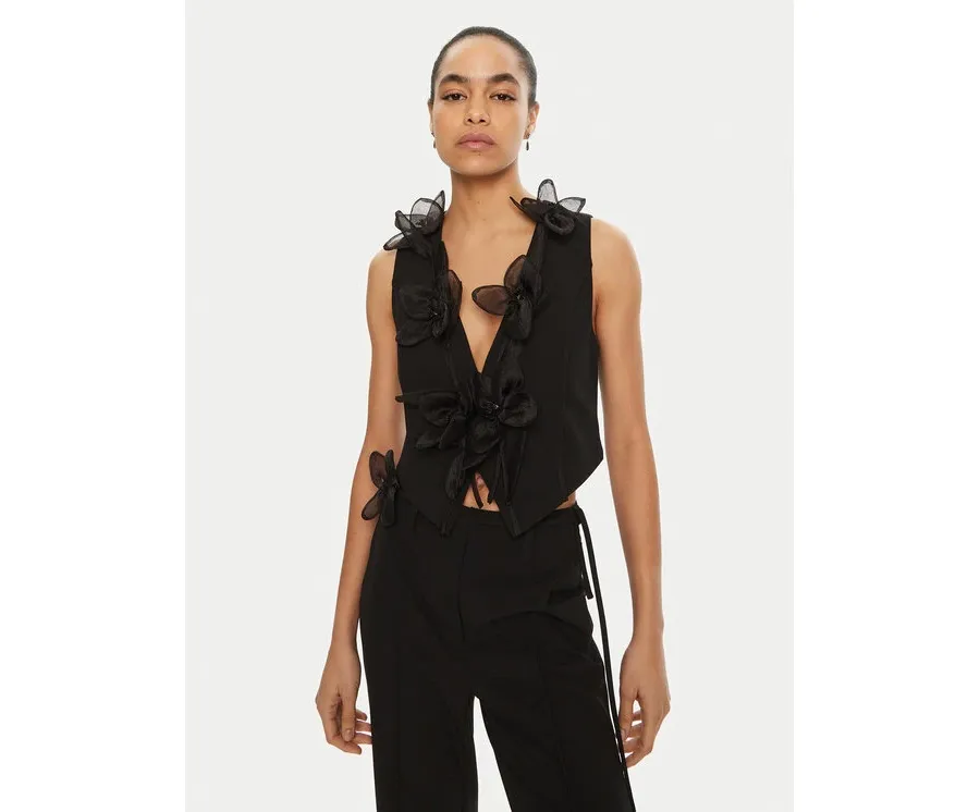 obrazek 1 ROTATE Kamizelka 113589 Czarny Regular Fit