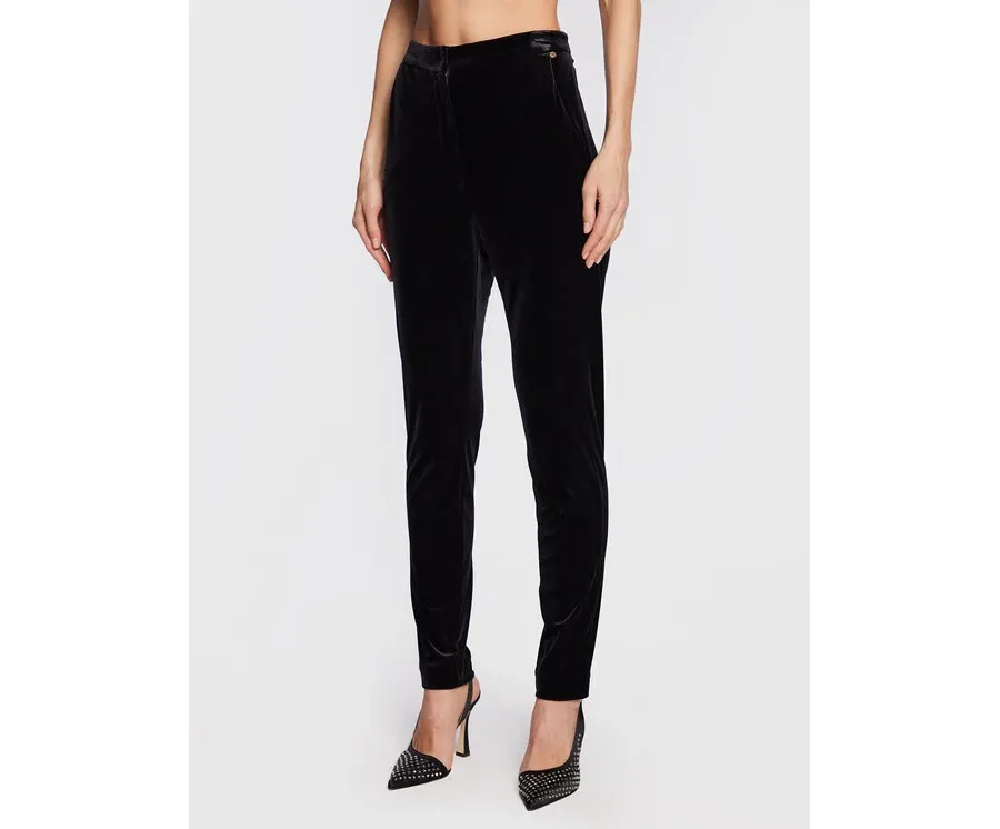 obrazek 1 Nissa Spodnie materiałowe P13495 Czarny Slim Fit