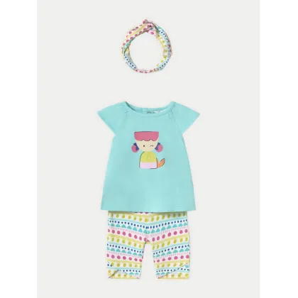 Zdjęcie Mayoral Komplet t-shirt i legginsy 1763 Kolorowy Regular Fit